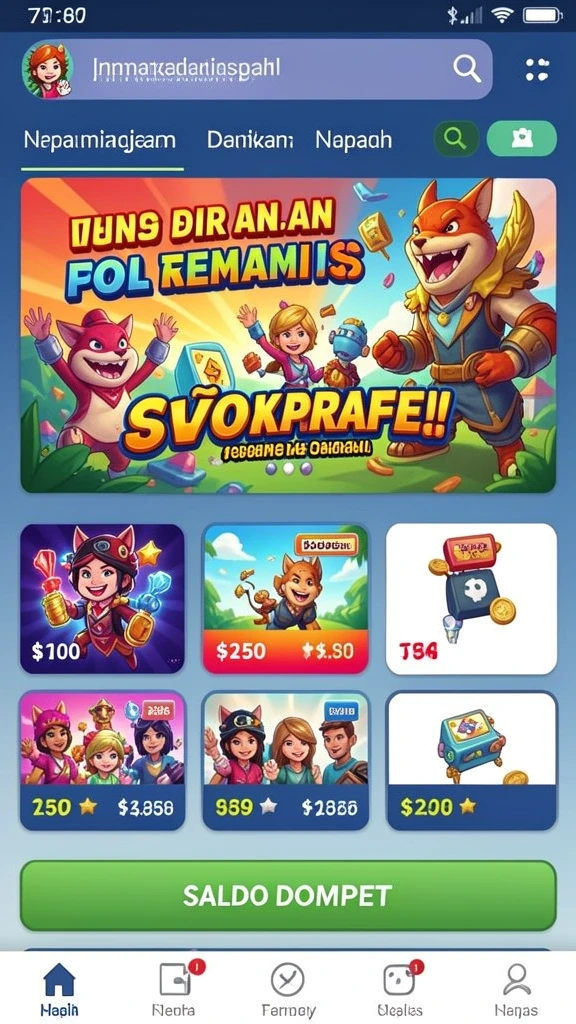 987up - Screenshot level yang menampilkan tantangan menarik.
