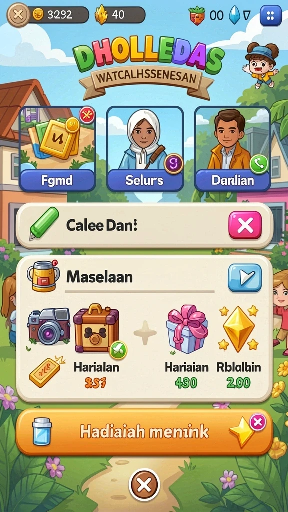 asia200 - Screenshot saat bermain di mode multiplayer dengan teman.