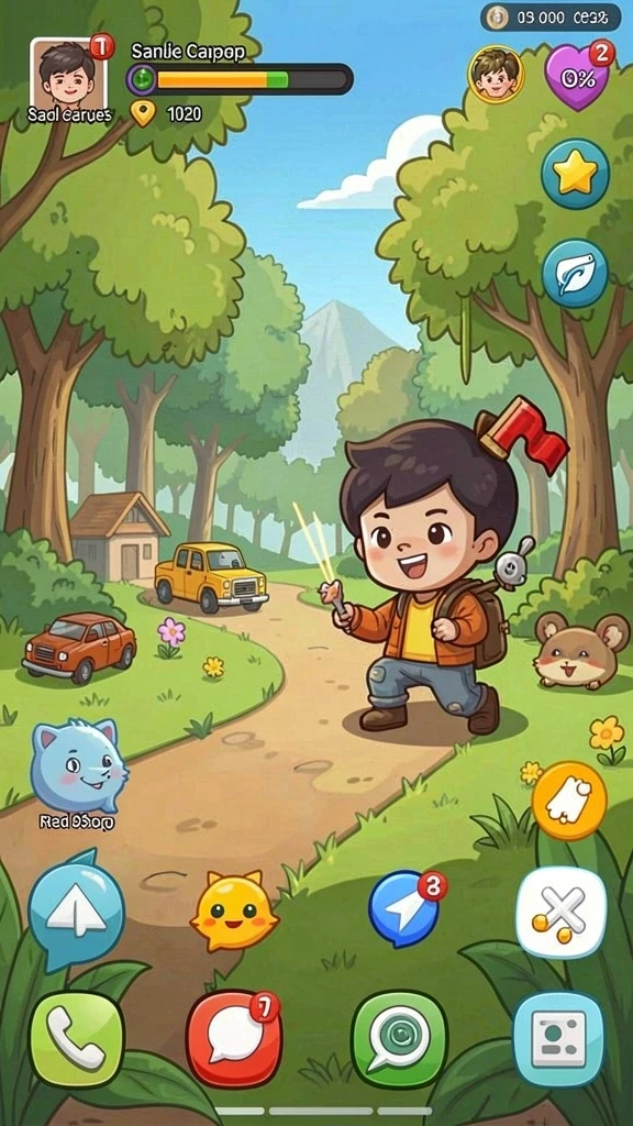 rvip3 - Karakter-karakter unik yang bisa dimainkan.